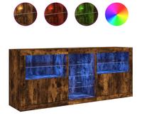 Sideboard with LED Lights Cupboard Highboard Storage Buffet Cabinet vidaXL