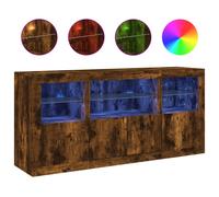 Sideboard with LED Lights Home Cupboard Storage Side Cabinet Highboard vidaXL