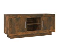 Vidaxl Tv Cabinet Smoked Oak 102X35X45 Cm Engineered Wood