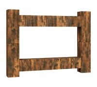 (smoked oak) vidaXL TV Cabinet Set Engineered Wood TV Unit Multi Colours/Sizes 8/10 Piece