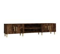 TV Cabinet Stand Media Entertainment Television w/ 4 Doors & 4 Compartments Unit