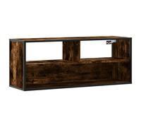 (smoked oak) vidaXL TV Cabinet TV Stand Media TV Unit Engineered Wood and Metal