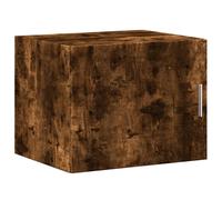 (smoked oak) vidaXL Wall Cabinet Bathroom Storage Cabinet Concrete Grey Engineered Wood