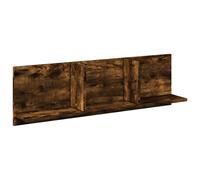 vidaXL Wall Cabinet 100x16.5x30 cm Smoked Oak Engineered Wood