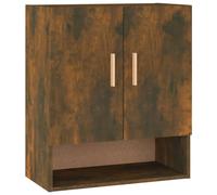 vidaXL Wall Cabinet Smoked Oak 60X31X70 Cm Engineered Wood, Brown