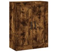 (smoked oak) vidaXL Wall Mounted Cabinet Cupboard Side Cabinet Sonoma Oak Engineered Wood