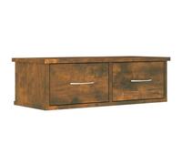 vidaXL Wall Cabinet Smoked Oak 60x26x18.5 cm Engineered Wood