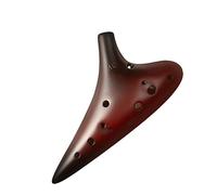 Smoked Ocarina 12 Hole Alto C Key AC Beginner Entry Level Student Unfired Professional Performance Level (Color : 03)