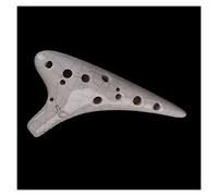 Smoked Ocarina 12-hole Alto/treble C Tune Beginner Professional Playing Ocarina Xun Musical Instrument ocarina instrument (Sc01)