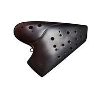 Smoked Three Tube AG Ocarina Professional Playing Ocarina Instrument Wide Range Flute