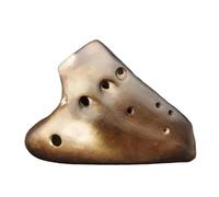 Smoked Triple Ocarina Alto C Key 16 Holes Ceramic Ocarinas Music Flute Professional Musical Instrument Beginner Playing (Color : 1)