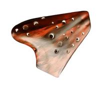 Smoked Triple Ocarina Alto C Key 16 Holes Ceramic Ocarinas Music Flute Professional Musical Instrument Beginner Playing (Color : .2)
