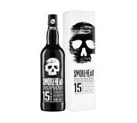 Smokehead 15 Year Old Islay Single Malt Scotch Whisky with Giftbox - 70cl | 43% ABV | Citrus & Vanilla Flavoured | Cask Strength Peated Single Malt Scottish Whisky