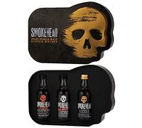 Smokehead Islay Single Malt Scotch Whisky Gift Set - 3 x 5cl | Original 43% - High Voltage 58% - Rum Rebel 46% | Peaty Single Malt Scottish Whisky Set