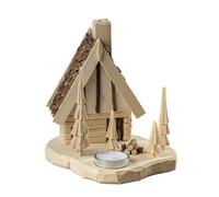 Smokehouse Cabins for A Tealight Large Bxhxt 17x20x17cm New Smoking Figure