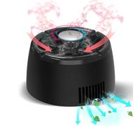 Smokeless Ashtray Air Purifier Ashtray Clean Air Ashtray Unique Present for Men Smokeless Ashtrays for Home Car Indoor Office (Black/Black)