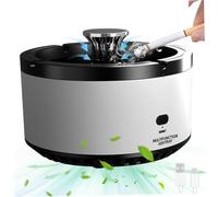 Smokeless Ashtray Indoor, 2 In 1 Air Purifier Ashtray with Filter, USB Rechargeable Smart, 5.5x3.9" Portable Clean Air for Home Car Office