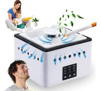 Smokeless Ashtray with Air Purifier, USB Rechargeable Odor Eliminator, LCD Display, Air Quality Detector for Home, Office, Car, Restaurant, Hotel