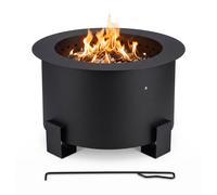 Smokeless fire pit, fire bowl, fire basket, patio fire, steel