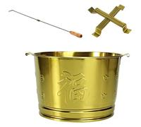 Smokeless Fire Pit, Outdoor Incinerator with Anti-Scalding Handle, Portable Burn Barrel for Backyard, Living Room, Garden Fire, Environmentally Friendly Design