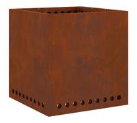 Smokeless Fire Pit Steel Outdoor Gathering Patio Heater Open Air Unit vidaXL