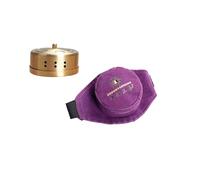 Smokeless Moxibustion Box Include 4 Boxes Portable moxibustion Box Rotary Temperature regulating Cover Smoke Proof and Scald Proof Where is The Pain, Where is The moxibustion (1 Hole)