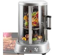 Smokeless Vertical Shawarma Grill - Self-Rotating BBQ Oven for Home & Kitchen Perfect for Delicious Rotisserie Cooking Easy to Use & Clean