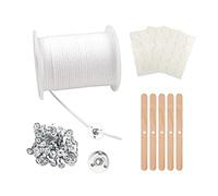 Smokeless Wicks Environmental Pre-waxed For Making Cotton Wax Core Holders Cotton Set For Smokeless Wax Core Holder Wick Base Holder