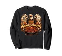 Smokeologist Funny Pitmaster BBQ Grilling for BBQ Lovers Sweatshirt