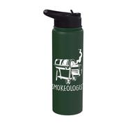 Smokeologist Outdoor BBQ Smoking Grilling Stainless Steel Insulated Water Bottle