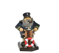 Smoker Captain with Steering Wheel 14x14x20cm NEW Smoking Smoke Figure