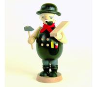 Smoker Carpenter with Beams Height=15.5cm NEW Smoker Incense Figure