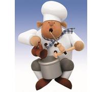 Smoker Edge Sitting Cook With Pot LxWxH= 13x11x15cm NEW Smoking Smoke Figure
