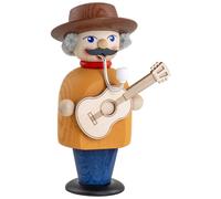Smoker Figure Country Musician 14X9X8Cm New Rauchmann Smoker Figure Smoker Man