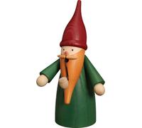 Smoker Gnome Green HxWxD = 16x8x9Cm NEW Rauchmann Incense Figure Incense Cones
