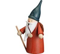 Smoker Gnome Wanderer HxWxD = 16x9x9cm NEW Smoker Incense Figure