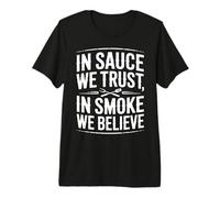 Smoker Grill BBQ Sauce Pitmaster Barbecue Premium T-Shirt