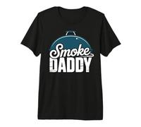 Smoker Grill Father BBQ Dad Pitmaster Premium T-Shirt