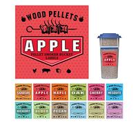 Smoker Grill Pellet Label Stickers - Set of 12 for Wood Pellet Storage Containers, Easy Identification of Different Flavors