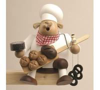 Smoker Kantenhocker Baker with Bread WxDxH= 13x11x16cm NEW Smoking