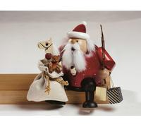 Smoker Kantenhocker Santa Claus with Gifts 13x13x15cm NEW