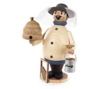 Smoker Max Beekeeper H: 16cm NEW Incense Figure Ore Mountains