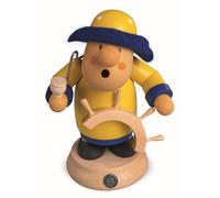 Smoker, Miller Sailor 11x16cm NEW Erzgebirge Incense Figure