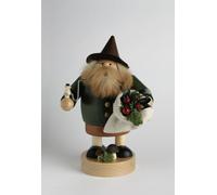Smoker Moss Man with Bag 13x10x20cm NEW Smoking Figurine