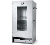 Smoker Oven 80 cm Smoker Cabinet Hot Smoking Cold Smoking Complete Smoker | Smoker including accessories, thermometer and stainless steel parts for fish, meat, BBQ and versatile outdoor use