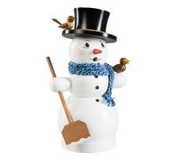 Smoker Snowman Height 26cm NEW Incense Figure