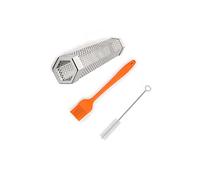 Smoker Pipe, Pellet Smoker Tube, 6in, Smoker Smoker Pipe Barbecue Stainless Steel, for Electric Gas and Charcoal Barbecue Hexagon Tube(15.5 x 5.5 x 5.5 cm)