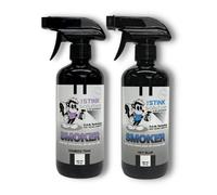 Smokers Odor Eliminating Spray Completely removes Smoke Odors. Proven Formula Using OAM Technology That Safely removes Odors for Good. 1 Bamboo Teak and 1 Sky Blue scents