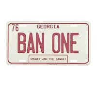 Smokey and the Bandit BAN ONE Metal License Plate US Made Car Truck Auto Tag