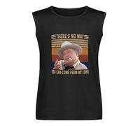 Smokey and The Bandits Buford T. Justice There's No Way, You Can Come from My Loins Mens Cotton Sleeveless T-Shirt Black Vest Tank Clothes Tees XXL
